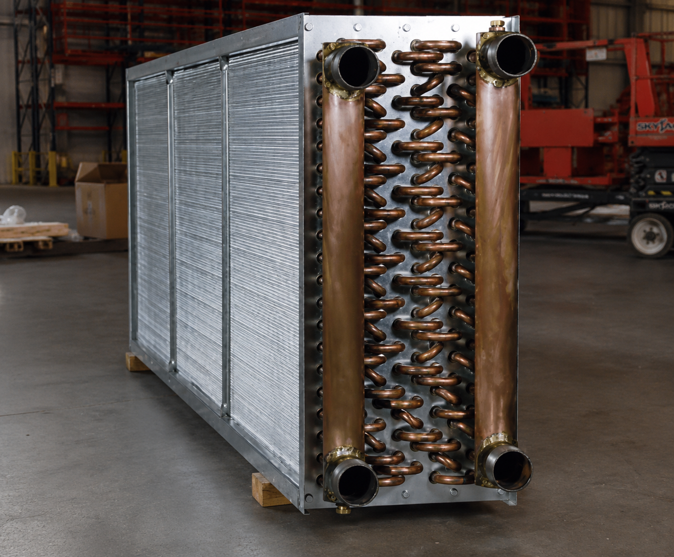 Chilled Water Coil Internal Construction
